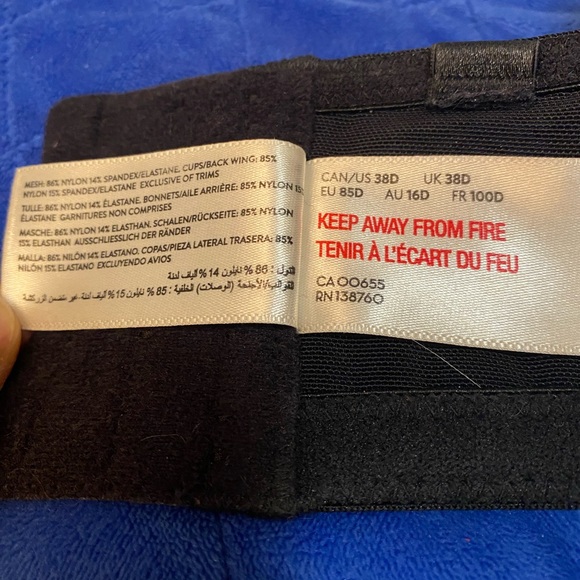 Deesse lingerie bra and panty set 38D 1X - Picture 5 of 6